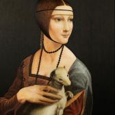 Леонардо Да Винчи, "Дама с горностаем".